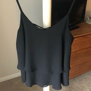 Flowy Black Tank